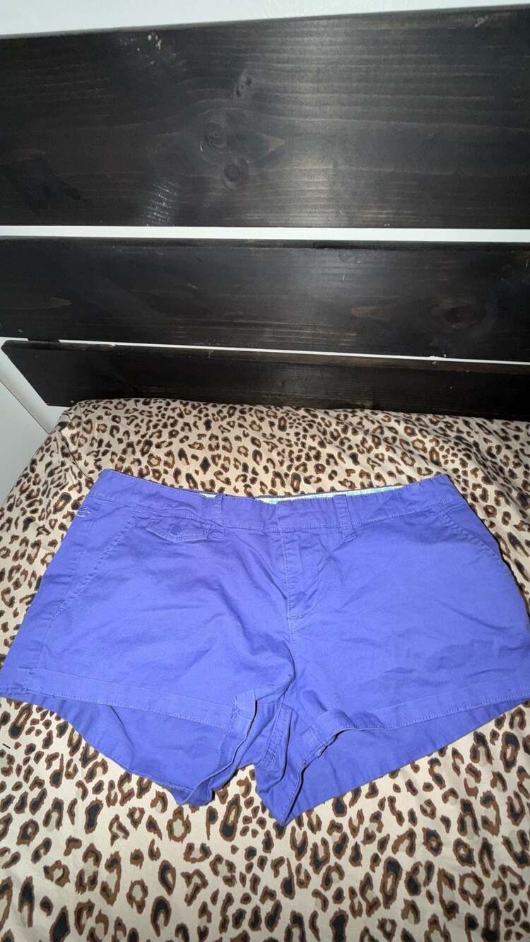 Billabong Women's Purple Cotton Blend Casual Shorts Size 11